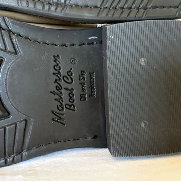 Masterson Boot Co. Cowboy Work Boots, Square Toe, Non Slip Sole NEW SZ 7.5 Women - Picture 11 of 15